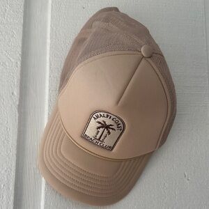 Anthropologie Tan Amalfi Coast Cap